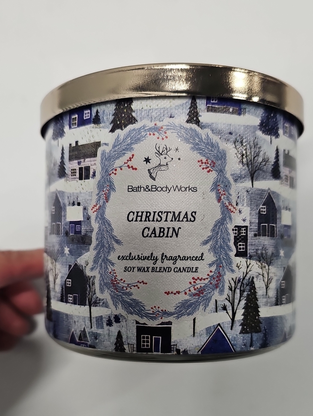 Bath & Body Works Christmas Cabin 3-wick Candle